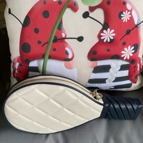KATE SPADE Grand Slam 3D Tennis Raquet Small Crossbody / NWT / Limited Edition - Picture 3 of 11